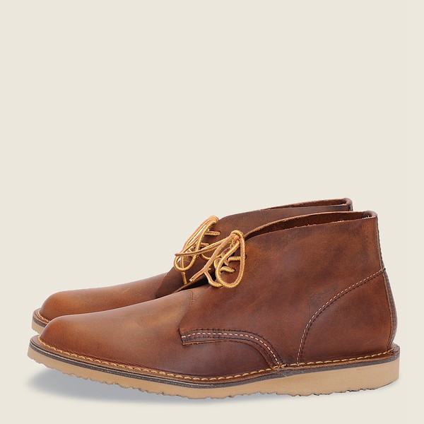 Red Wing Heritage Sko Weekender - Chukkar Rough & Tough Læder - Brune - Herre 8749-CWURI